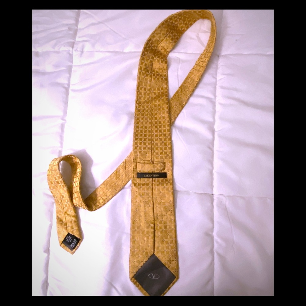valentino pure silk necktie